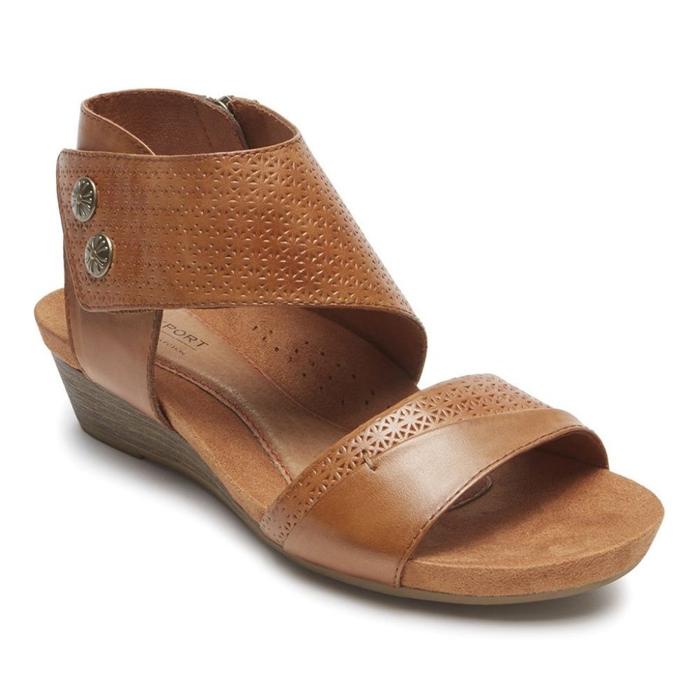 Tan Leather Sandals by Rockport (in original
box)